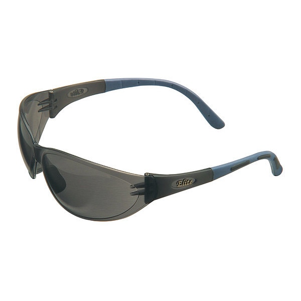 Msa Safety Safety Glasses, Gray Polycarbonate Lens, Anti-Fog, Scratch-Resistant 10038846