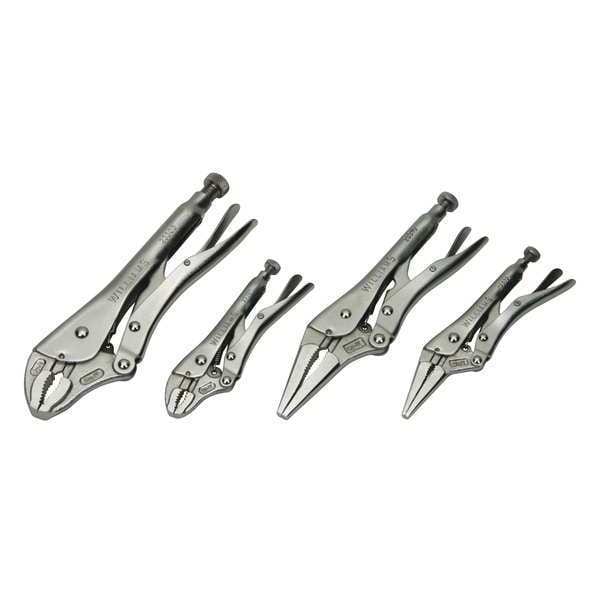 SnapOn Industrial Brands 23074 23.26 Williams Locking Plier Set, 4pcs