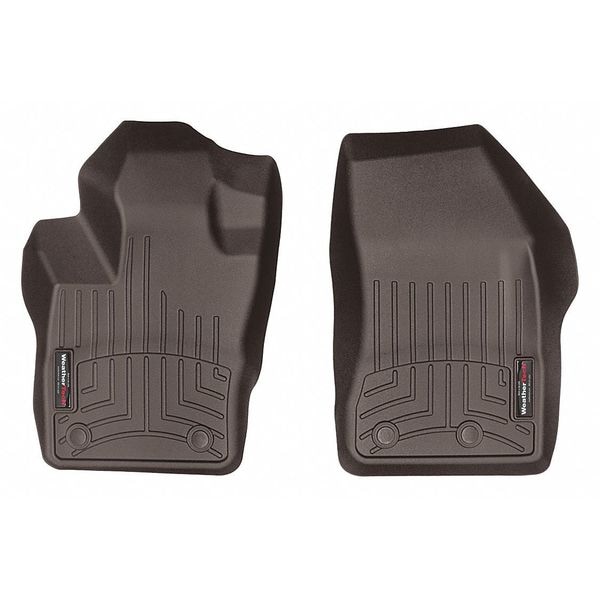 Weathertech Front FloorLiners, Cocoa 475431 Zoro