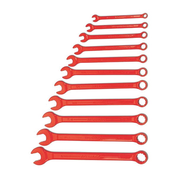 Williams Williams Super Combo Wrench Set, Red, 11 pcs., SAE WS1171RSC