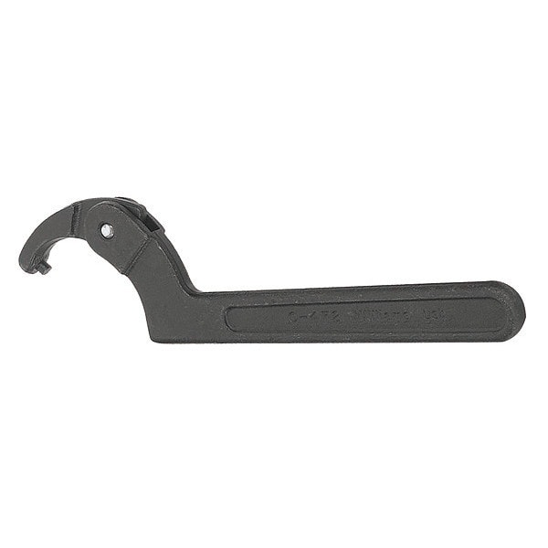 Williams Williams Pin Spanner, Adjustable, 2 To 4-3/4