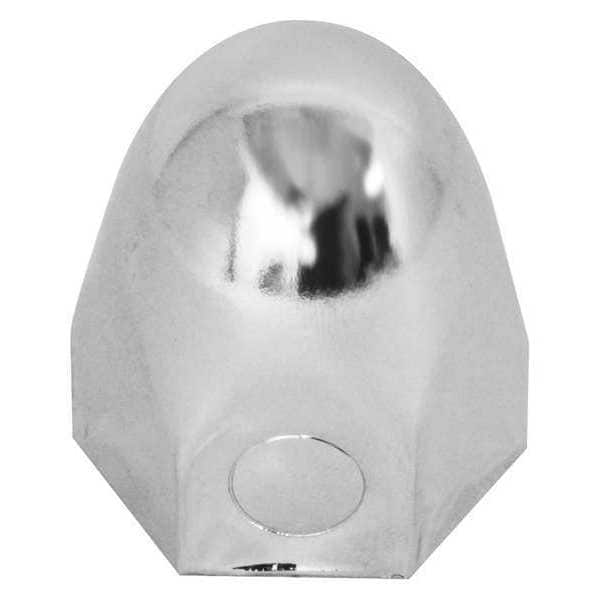 Roadpro Chrome Plated Lug Nut Cover, 1.5x2 W012XL Zoro