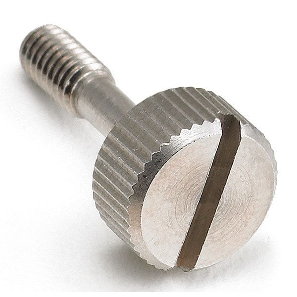 Captive Panel Screw, 440 Thrd Sz, 3/8 in Lg, Plain Stainless