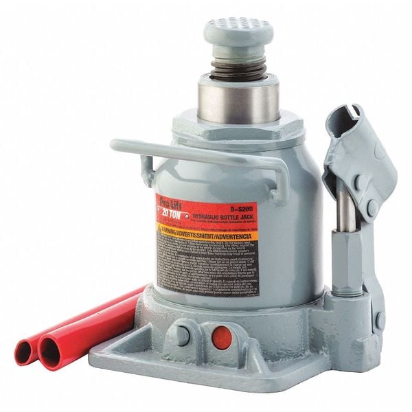 ProLift Bottle Jack, Shorty Hydraulic, 20 tons BS20D Zoro