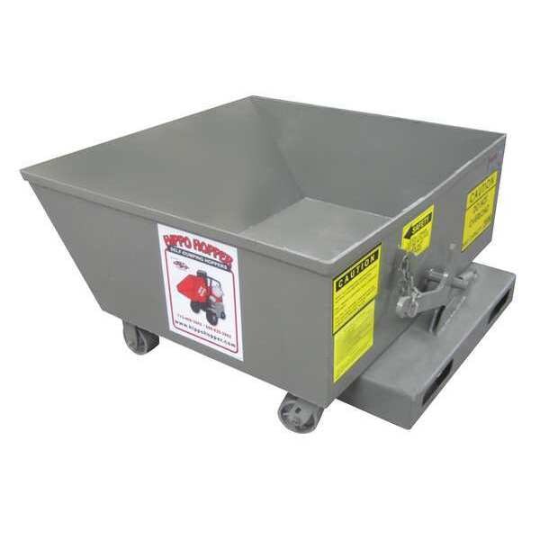 Hippo Hopper HH02LBX90 933.59 Low Profile Hopper, 1/4 yd., 2000 lb
