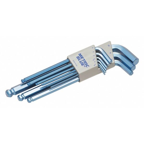 Metric Blue Metric Hex Key, M1.510, Grey UST196208 Zoro