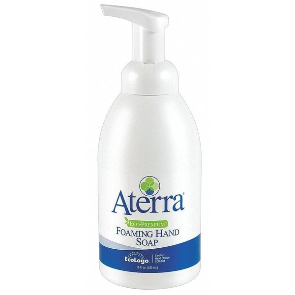 Aterra 18 oz. Foam Hand Soap Pump Bottle, PK 12 2200018 Zoro