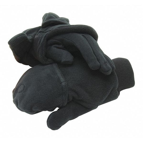 HothandsHeatmax Heated Fleece Glove/Mittens, Black, M/L MB1BLK Zoro