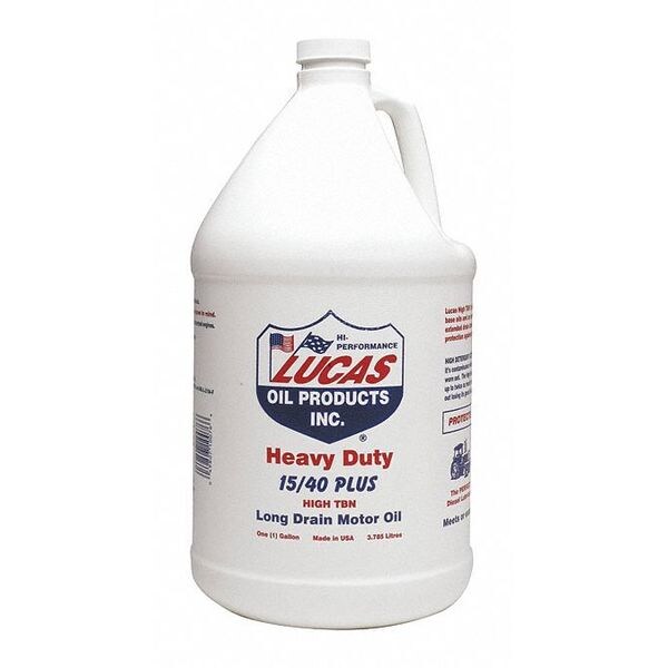 Lucas Oil Hvy Dty TBN Trck Motor Oil, 15/40,128 oz. 10076 Zoro
