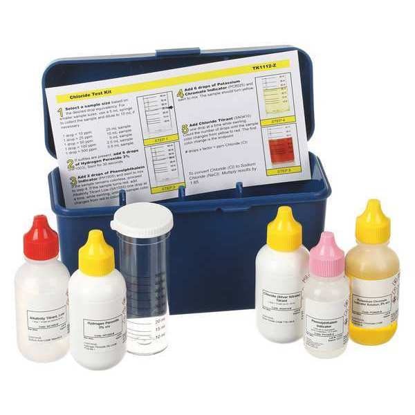 Aquaphoenix Scientific Chloride Kit, 10/25/50/100/500ppm As Cl TK1112Z