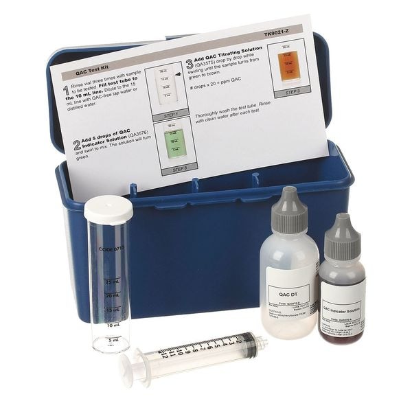 Aquaphoenix Scientific Quat Test Kit, 1 Drop 20 ppm / 10 mL TK9021Z