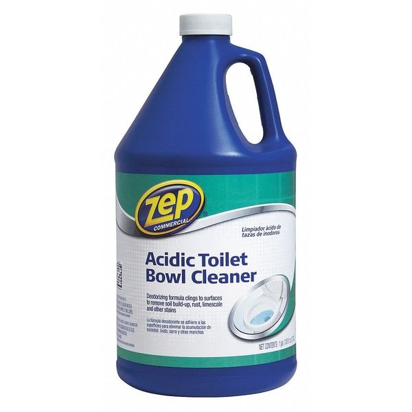 Zep Toilet Bowl Cleaner, Acidic, 1 gal., PK4 1047509 Zoro