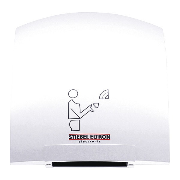 Stiebel Eltron Hand Dryer, Galaxy, White, Abs, 240V, 2.0kW GALAXY 2 Zoro