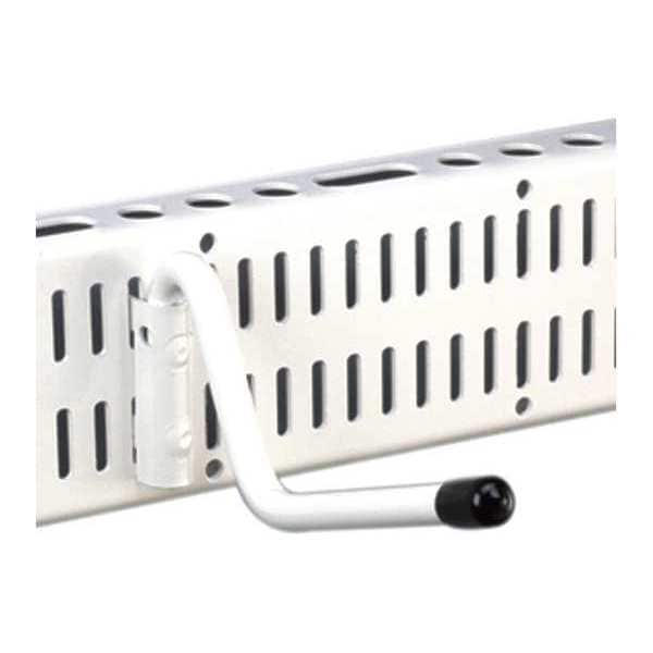 John Sterling Tap Mount Under Shelf Hook, White 0171WT Zoro