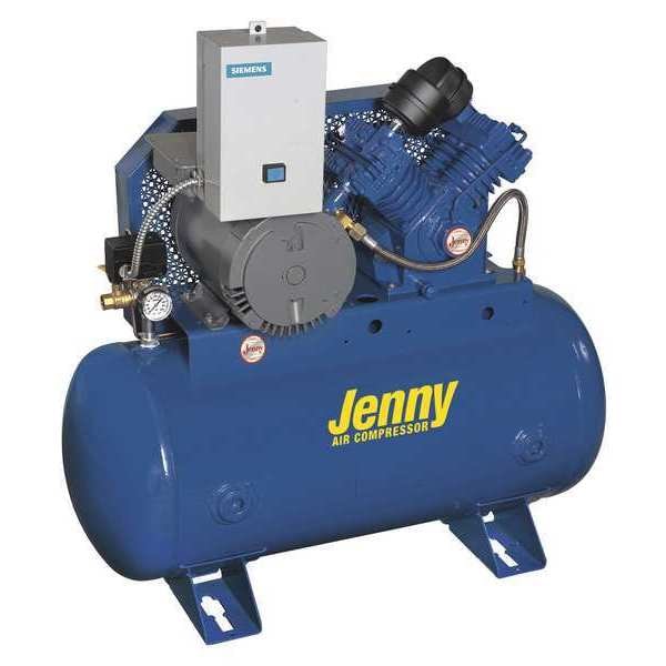 Jenny Air Compressor, Stationary, 15.2cfm, 175psi GT5B80230/1 Zoro
