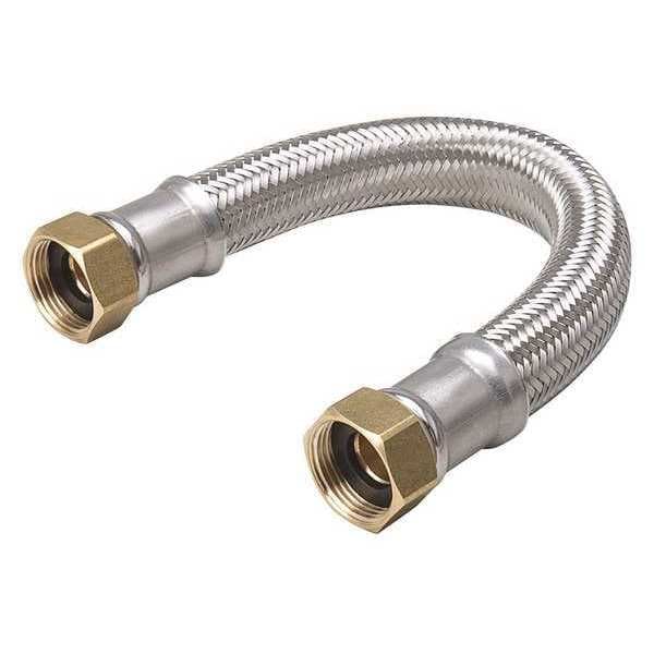 ProLine Water Heater Connect, 12 Ss3/4Fip x 3/4Fip PK8 496220 Zoro