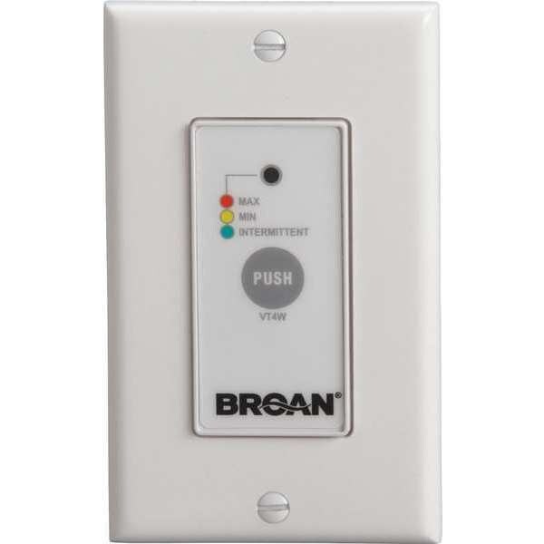 Broan Wall Control, Off/Low/High Speed VT4W Zoro