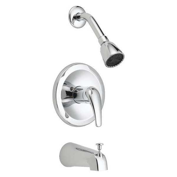 B&K 222225 79.36 Tub and Shower Faucet, 1Lv Hand Cp NonPb PK6