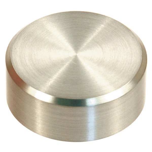 Zoro Select Standoff Cap, 1/4"-20 Thrd Sz, 18-8 Stainless Steel Brushed, 1/2 in Cap HH, 2 PK ZA0244-SS32D