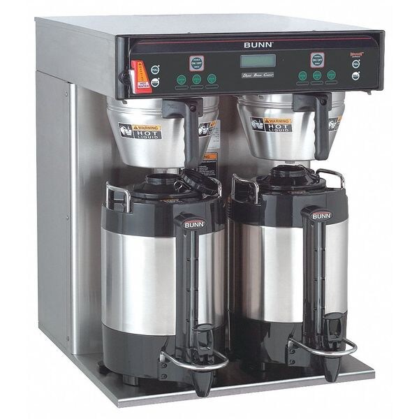 Bunn Stainless Steel Dual 1.5 ga L. Coffee Brewer ICB Twin Zoro