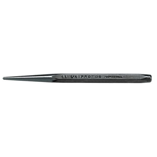 Proto Center Punch, S2, 1/4 x 43/4 In, Black J411/4S2 Zoro