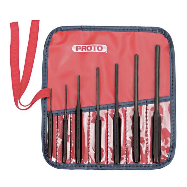 Proto 7 Piece Roll Pin Punch Set J49007S2 | Zoro