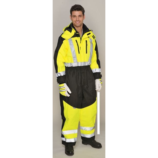 Occunomix Cold Weather Coverall Rainsuit, Polyester, 31 1/2