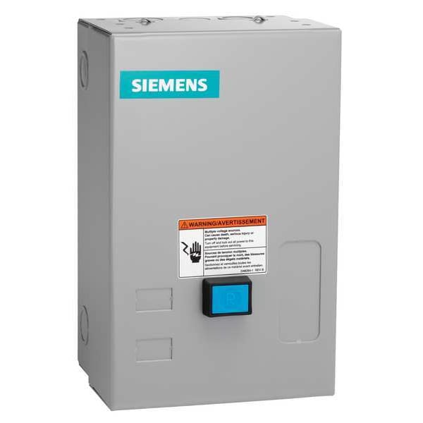 Siemens Nonreversing NEMA Magnetic Motor Starter, 1 NEMA Rating, 208V AC, 3 Poles, 1NO 14DUA32BD