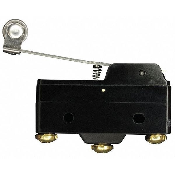 Honeywell Industrial Snap Action Switch, Lever, Long, Roller Actuator, SPDT, 15A @ 480V AC Contact Rating BZ-2RW82-A2