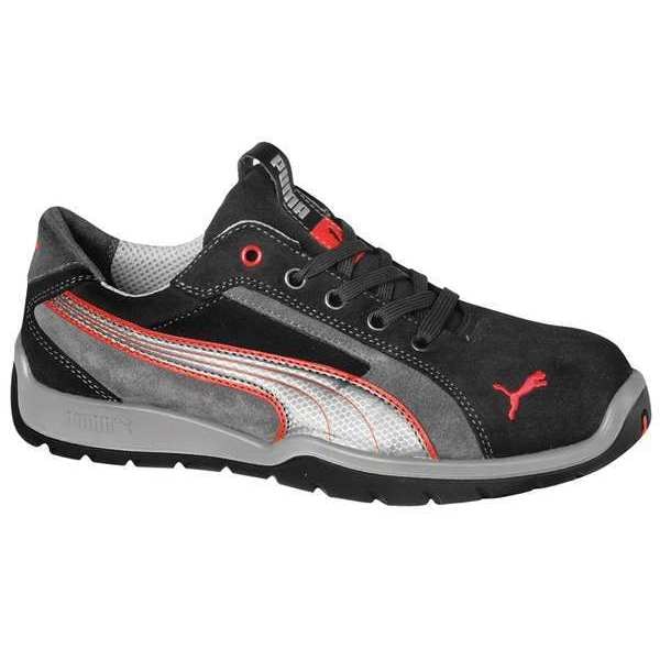 Puma Safety Shoes Athletic Work Shoes, Stl, Mn, 9, Gry, PR 642685-09