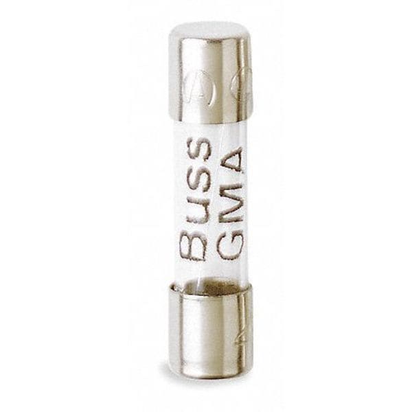 BUSSMANN 15A Glass Fuse, 125V AC FastActing, GMA series GMA15R