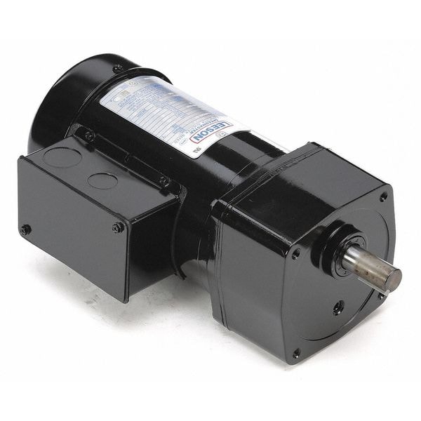 Leeson AC Gearmotor, 165.0 in-lb Max. Torque, 85 RPM Nameplate RPM, 208-230/460V AC Voltage, 3 Phase 096068.00