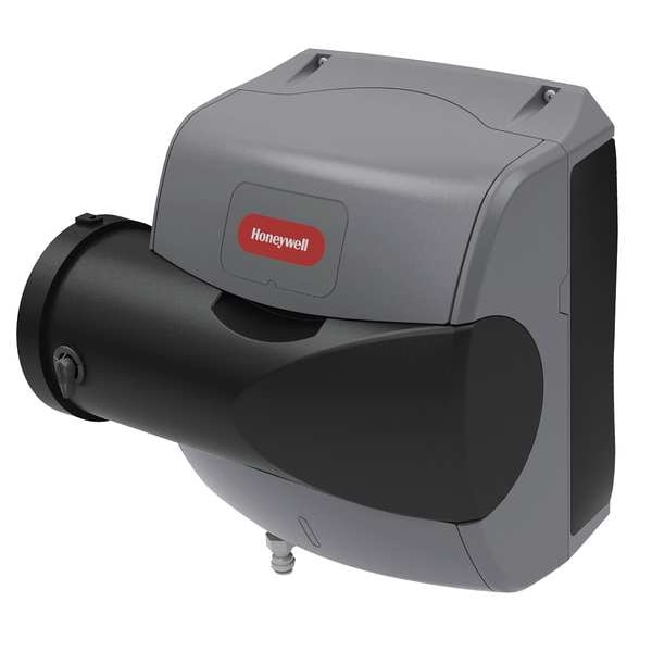 Honeywell Home Furnace Humidifier, 2,500 sq. ft., Drain Bypass, Gray