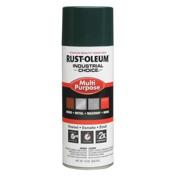 Rust-Oleum Spray Paint, Hunter Green, Gloss, 12 oz 1638830