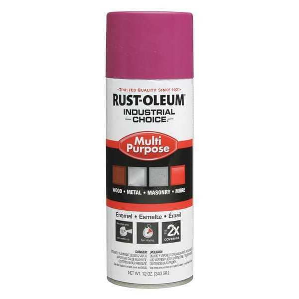 RustOleum Spray Paint, OSHA Safety Purple, Gloss, 12 oz 1670830 Zoro