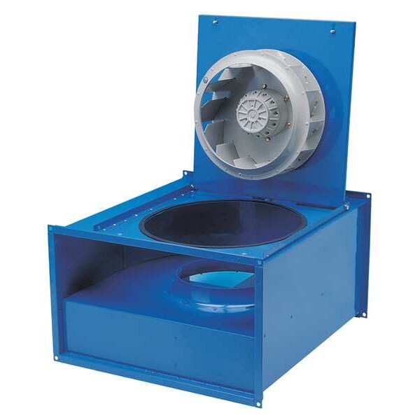 Fantech Blower, Inline, D/D, 309 CFM, 230 V FRD 126230 Zoro