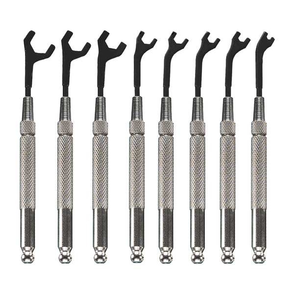 Moody Tool Open End Wrench Set, 30 Deg, 2.5-7mm, 8 Pc 58-0161