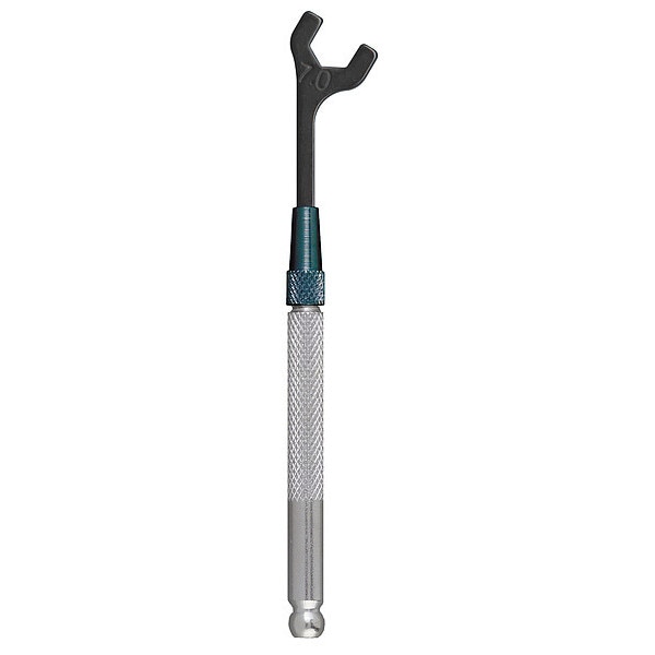 Moody Tool Open End Wrench, 7mm, 30 Deg, 3 in. L 76-1838