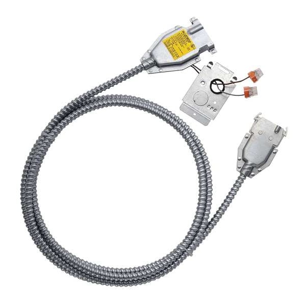 Lithonia Lighting Fixture Cable, Quick-FlexQFC, 120V, 9FT QFC120 12/2G09 M10