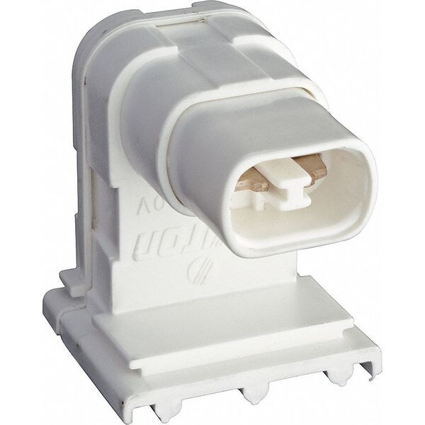 thumbnail image 2 of Leviton 13551-NW Thermoplastic Medium Fluorescent Lampholder, Shallow... 2 of 10