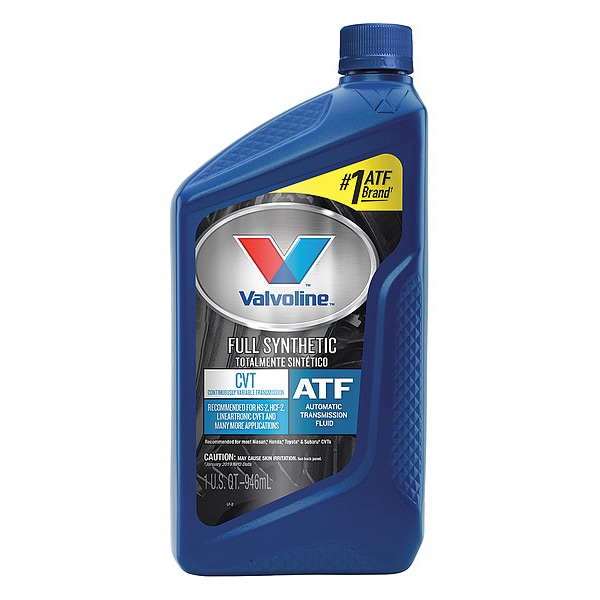 Valvoline CVT Transmission Fluid, Synthetic, 1 Qt 804751 Zoro