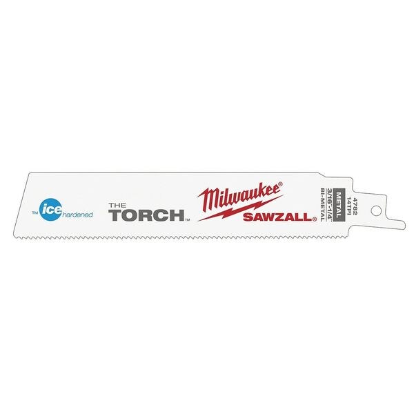 Milwaukee Tool 6" 14 TPI The Torch Ice Hardened SAWZALL Blades (50 Pk