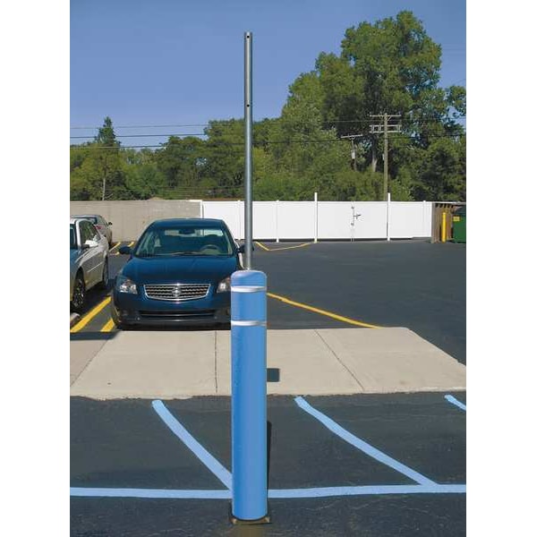 Post Guard Flexible Bollard, Fold Down, 711/32" 133NGMB Zoro