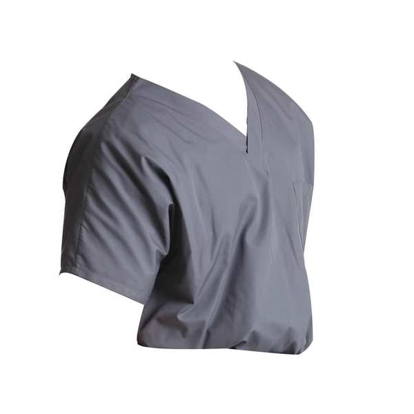 Scrub Zone Scrub Shirt, 4XL, Gray, Unisex 71221