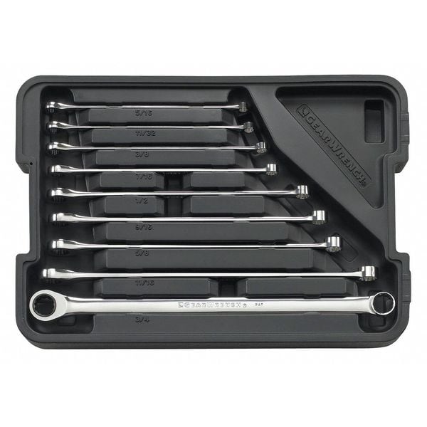 Gearwrench 9 Piece 72-Tooth 12 Point XL GearBox Double Box