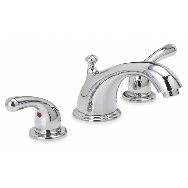 Trident Lavatory Faucet, Lever Handles, 5 5/16 In. 5DJD2