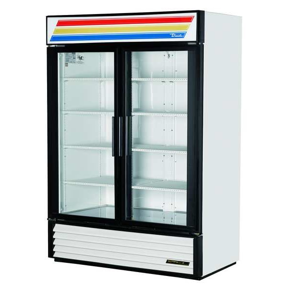 True Glass Door Merchandiser Refrigerator, 49 cu ft, White GDM49HC