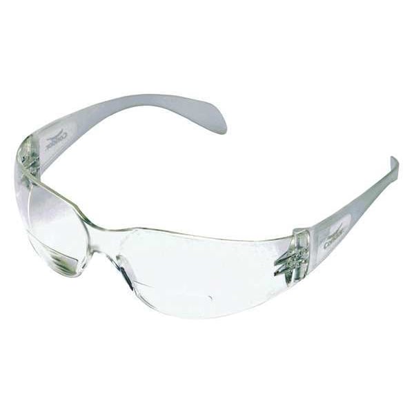 Condor Reading Glasses, +2.5, Clear, Polycarbonate 6PPC5