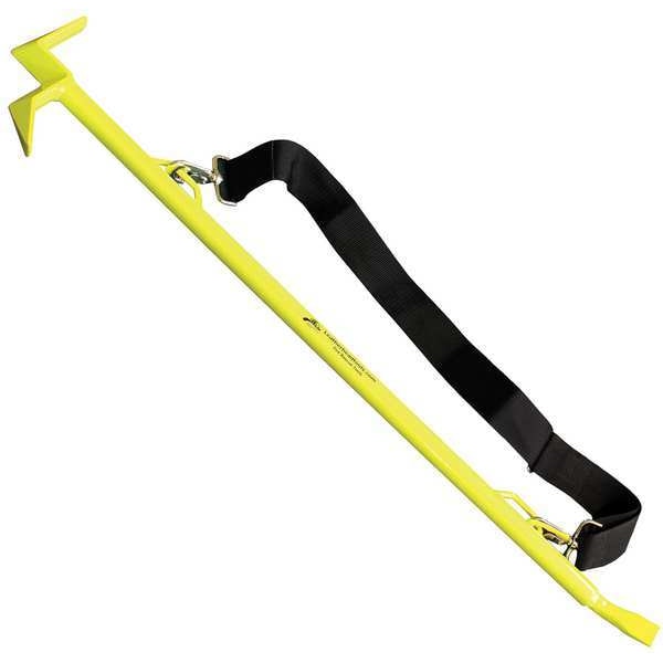 Leatherhead Tools NY Hook, 3 ft. HiViz Lime, w/ Chisel End & Strap NYHL-3-S