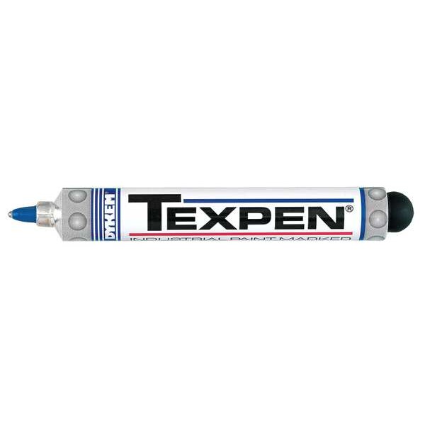 Dykem Industrial Paint Marker, Fine Tip, Blue 16010 Zoro